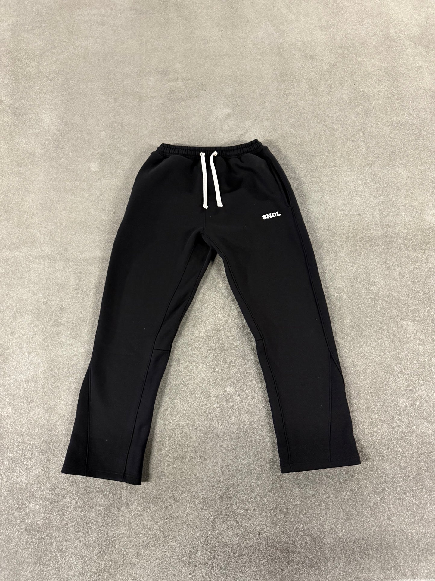 Black Backprinted Tracksuit