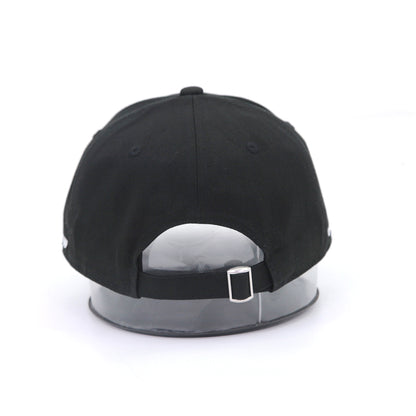 Black Damaged Baseball Cap