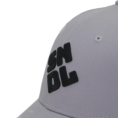 Heated Grey Damaged Baseball Cap