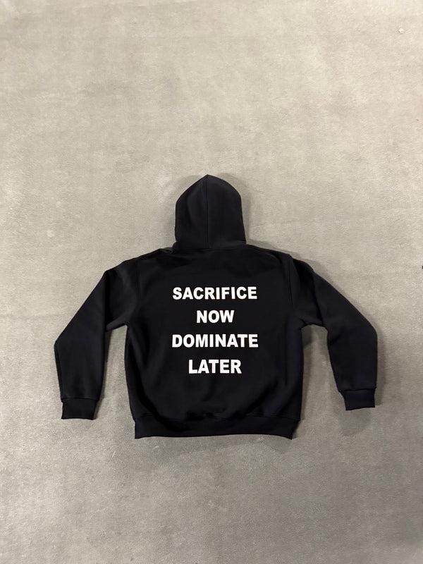 Black Backprinted Tracksuit