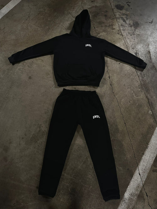 Backprinted Black Tracksuit