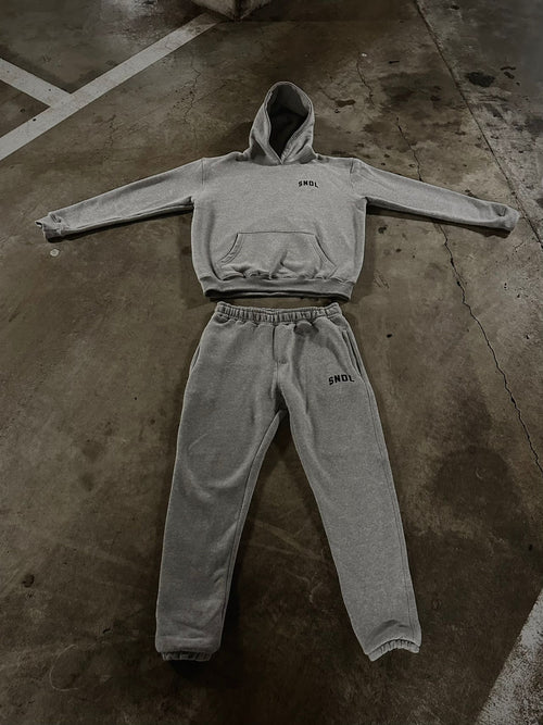 Backprinted Heated Grey Tracksuit